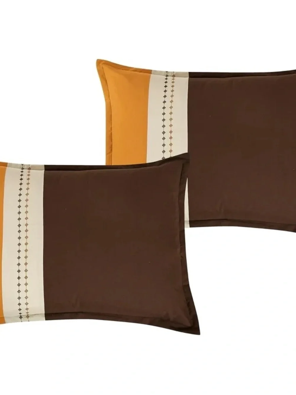 Embroidery cal king 3 piece comforter set